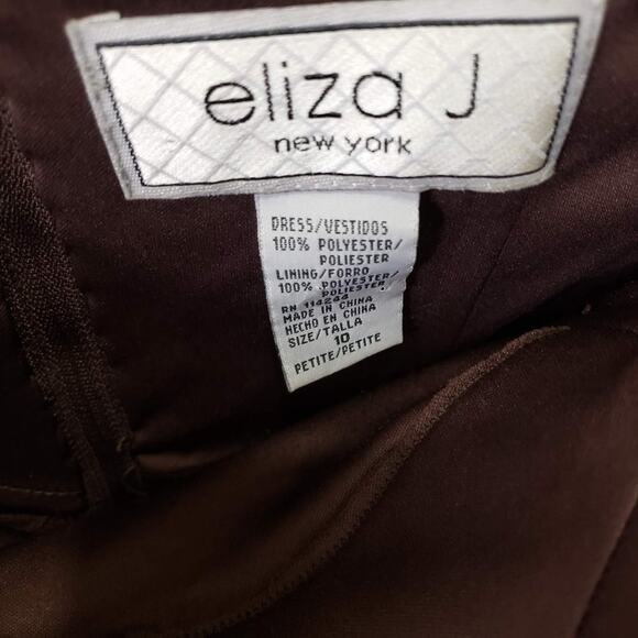 Eliza J Layered Strapless Dress Size 10P - Picture 11 of 11